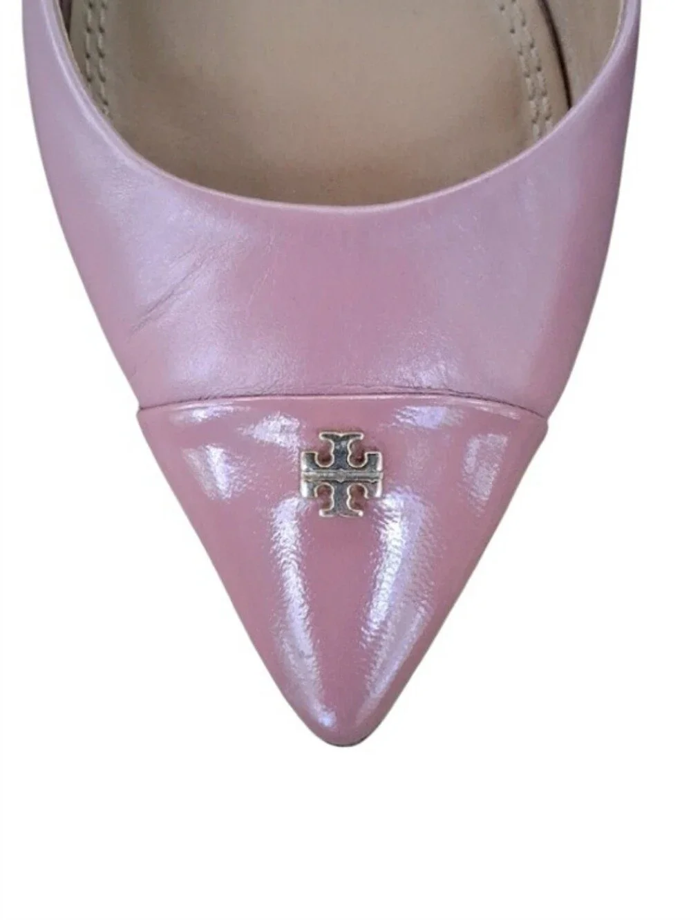 Tory Burch Fairford Flats Magnolia Pink Size 8